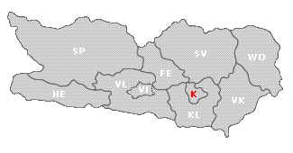 Politische Gliederung Kärnten
