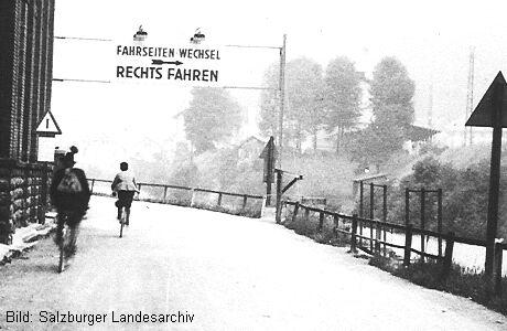 Fahrseitenwechsel bei der SAG (km 25.680)